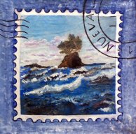 Francobolli - Isola solitaria / Stamps - Solitary island